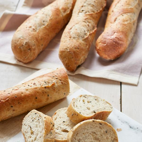 Multigrain Baguette Par Baked (117662) Bimbo Bakehouse Foodservice